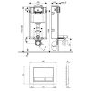 Инсталляция для унитаза Q-tap Nest QT0133M425M06029SAT