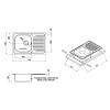 Кухонная мойка Q-Tap 7850 Satin QT7850SAT08