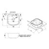 Кухонная мойка Q-Tap 4947 Micro Decor QT4947MICDEC08