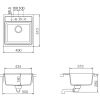 Кухонная мойка Schock NEMO N-100S Croma 49