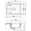 Кухонная мойка Schock DIY D-100S Croma 49