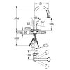 Кухонный смеситель Grohe Parkfield 30215001