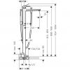 Напольный смеситель для ванны Hansgrohe Metropol 32532670