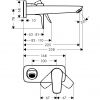 Змішувач для раковини Hansgrohe Talis E 71734670