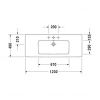 Раковина Duravit Me by Starck 2336120000