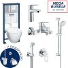 Комплект Grohe Mega Bundle 39186MB0(39186000 + 111042 + 123214S + 40407001)