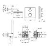 Душова система Grohe Grohtherm Tempesta Cube 26415SC0