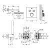 Душова система Grohe Grohtherm Tempesta Cube SmartControl 26415SC1
