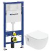 Комплект інсталяція Geberit Duofix Basic 458.103.00.1 з унітазом Volle ALTEA Rimless Slim slow-closing