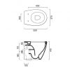 Унітаз підлоговий Catalano Italy 52 1VP52RIT00 без сидіння