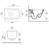 Підвісний унітаз Catalano Green 1VS55RGR00 без сидіння