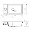 Кухонна мийка Marmorin Olwin 525503006 white