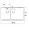 Кухонна мийка Schock ARCO N-175L Sabbia-58 (31159058)