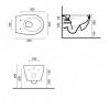 Унітаз підвісний Catalano Italy 52 1VS52RIT00 з сидінням