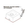 Кухонна мийка Gunter&Hauer Mindel 5522 Inox Honey 550х510