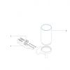 Стакан Duravit Starck T 1004630000 матове скло