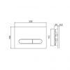 Кнопка для інсталяції Duravit Beta WD5009031000 чорний матовий