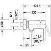 Змішувач для душу Duravit B.2 B24230000010