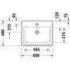 Умивальник Duravit D-Neo 2367600000 600x480