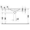 Умивальник Duravit D-Neo 0357600027 600x440