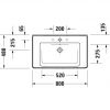 Умивальник Duravit D-Neo 2367800000 800x480