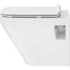 Унітаз підвісний укорочений Duravit DuraStyle Rimless 45710900A1 з сидінням Soft Close