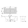 Ванна акрилова Villeroy & Boch Targa Plus 160x70 см UBA167NES2V-01